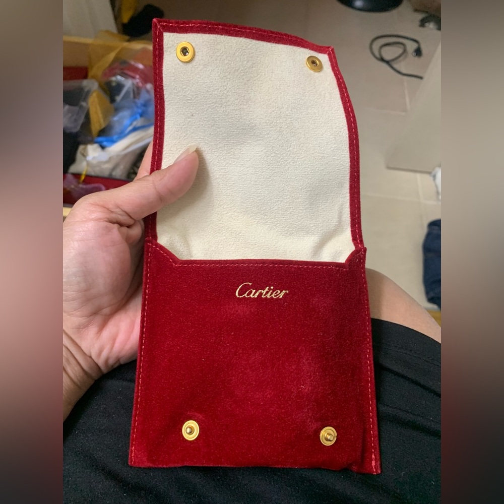 Cartier watch pouch